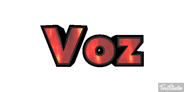 Voz Efecto de texto