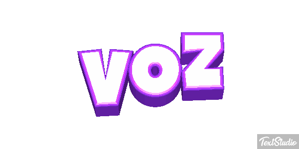 Voz Efecto de texto