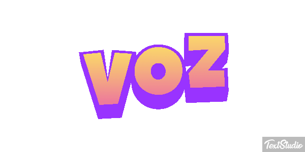 Voz Efecto de texto