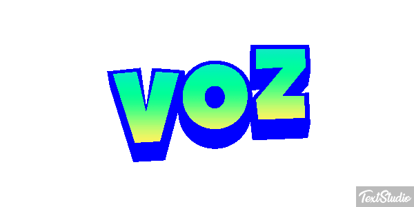 Voz Efecto de texto