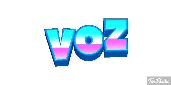 Voz Efecto de texto