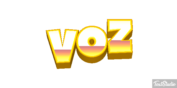 Voz Efecto de texto