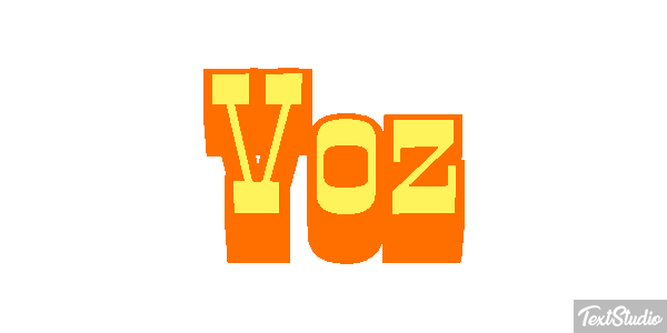 Voz Efecto de texto