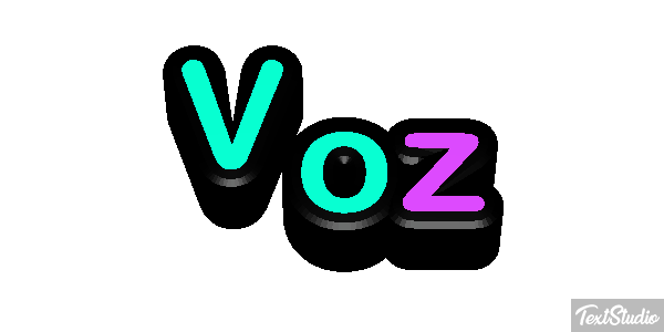Voz Efecto de texto