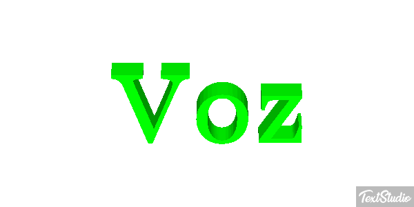 Voz Efecto de texto