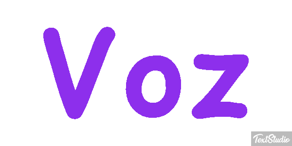 Voz Efecto de texto