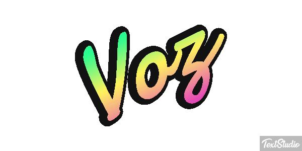 Voz Efecto de texto