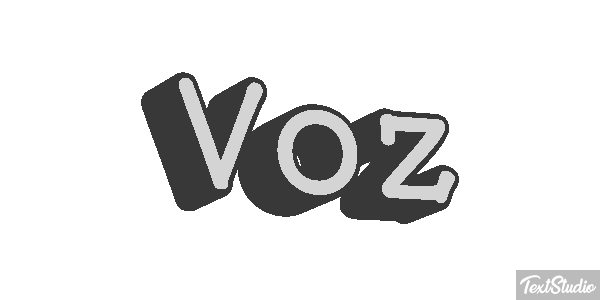 Voz Efecto de texto