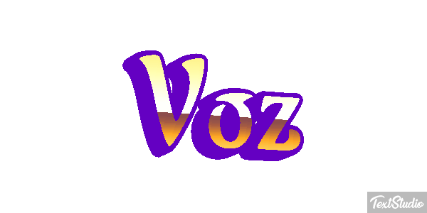 Voz Efecto de texto