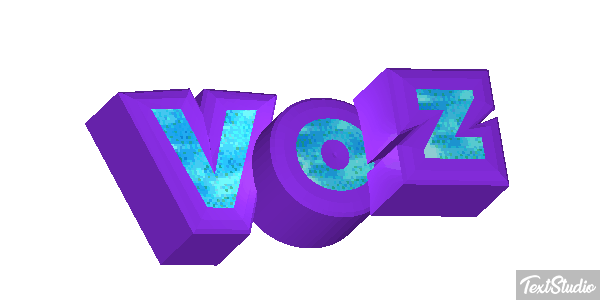 Voz Efecto de texto