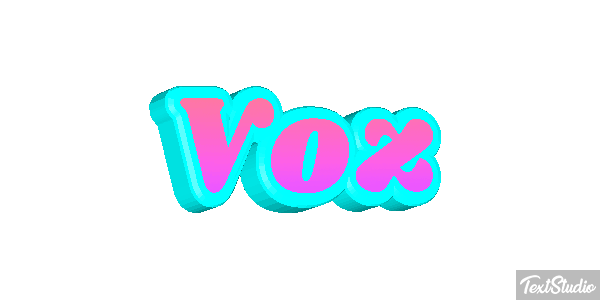 Voz Efecto de texto