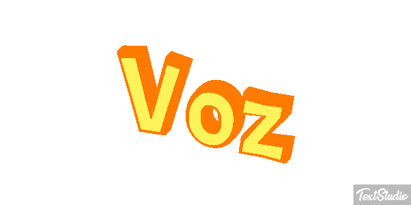 Voz Efecto de texto