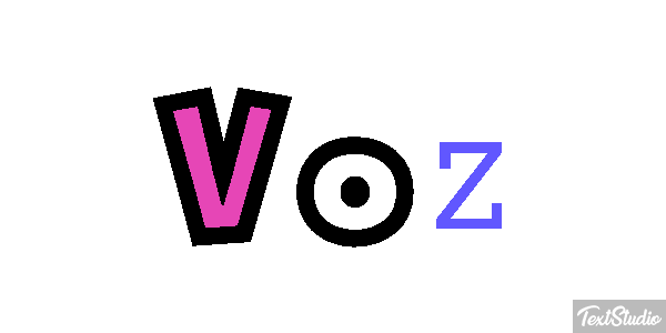 Voz Efecto de texto