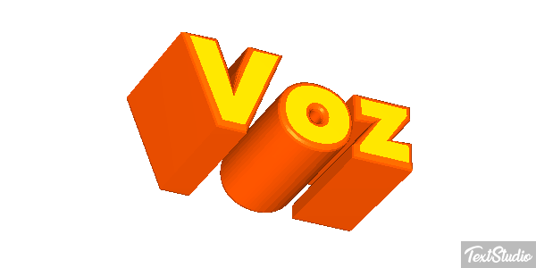 Voz Efecto de texto