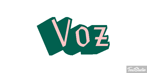 Voz Efecto de texto