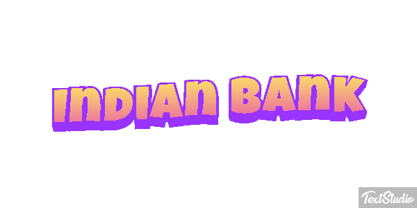 Indian Bank Efeito do texto
