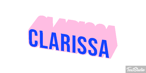 Clarissa Text effect