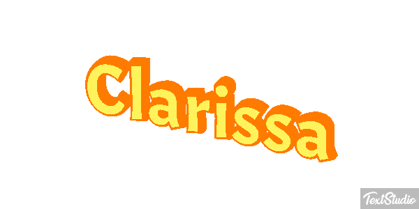 Clarissa Text effect