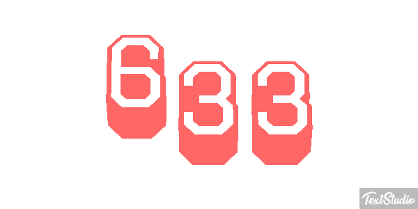 633 テキスト効果