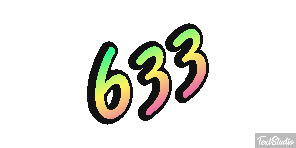 633 テキスト効果