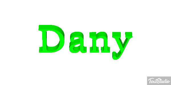 Dany Texteffekt