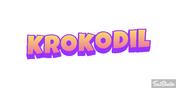 Krokodil Texteffekt