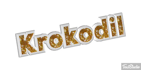 Krokodil Texteffekt