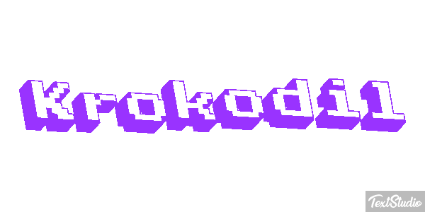 Krokodil Texteffekt
