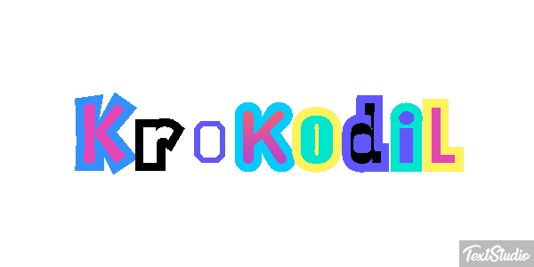 Krokodil Texteffekt