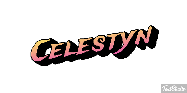 Celestyn Text effect