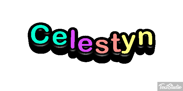 Celestyn Text effect