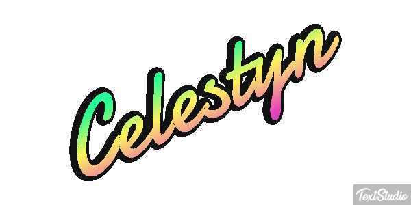 Celestyn Text effect