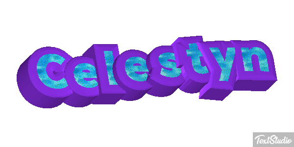 Celestyn Text effect