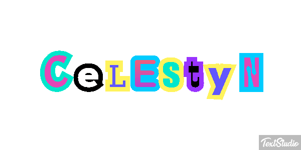Celestyn Text effect