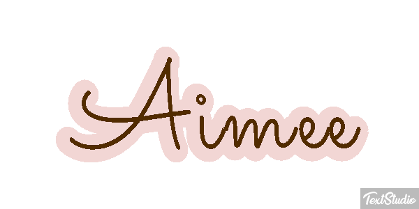 Aimee Текстовый эффект