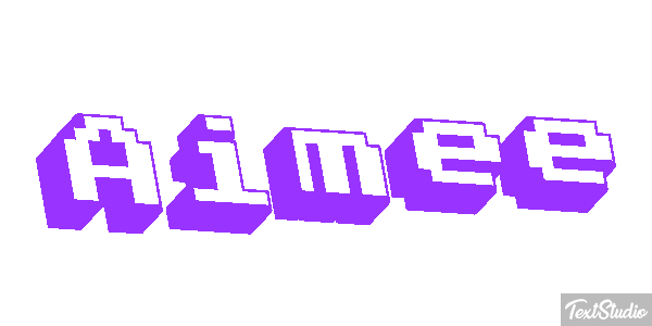 Aimee Текстовый эффект