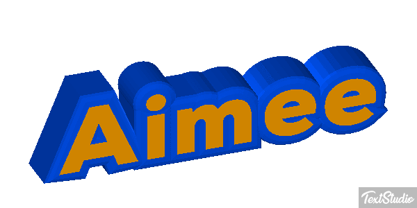 Aimee Текстовый эффект