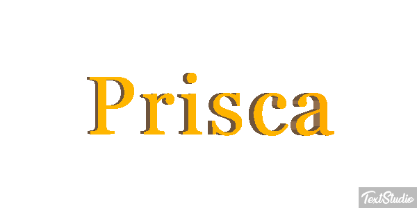 Prisca Texteffekt