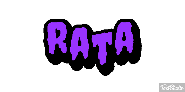 Rata Efecto de texto