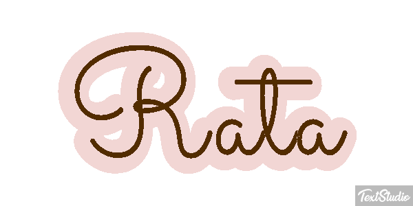 Rata Efecto de texto