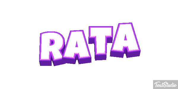 Rata Efecto de texto