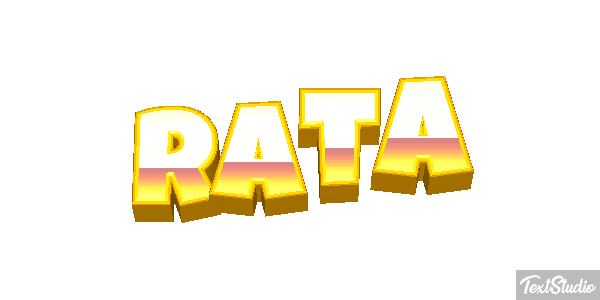 Rata Efecto de texto