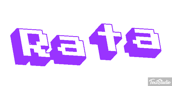 Rata Efecto de texto
