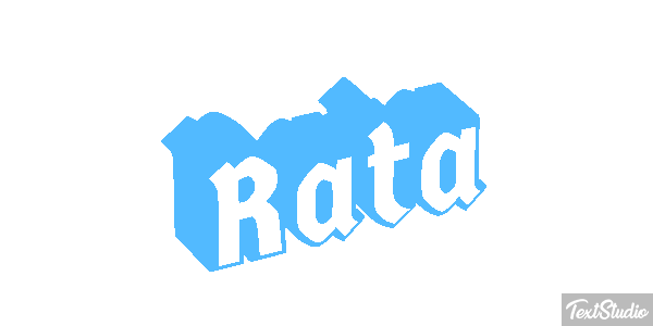Rata Efecto de texto