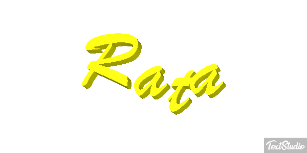 Rata Efecto de texto