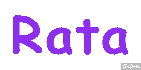 Rata Efecto de texto