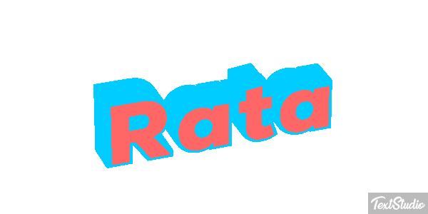 Rata Efecto de texto
