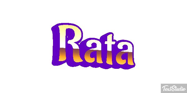 Rata Efecto de texto