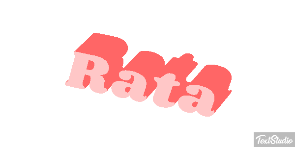Rata Efecto de texto
