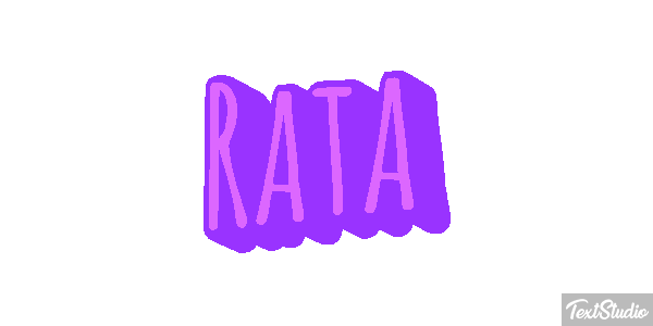 Rata Efecto de texto
